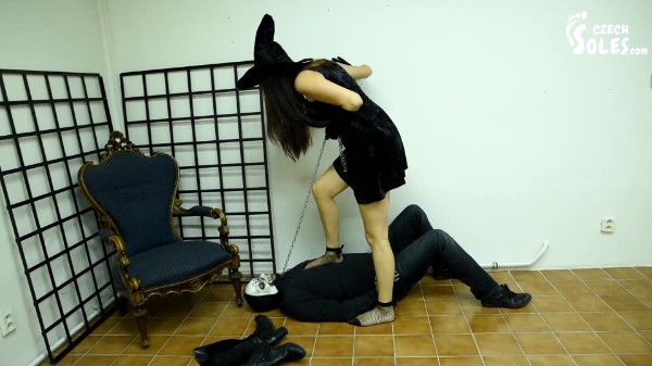 Czech Soles - Evil And Sexy Witch Using Her Undead Servant (Footdom, Femdom, Sexy Feet)