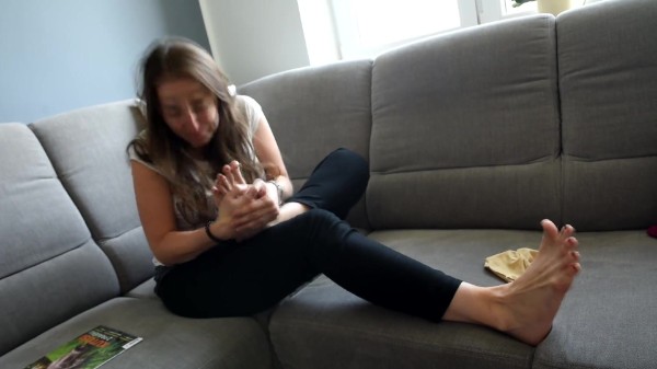 Czech Soles - Croma's BIG Smelly Socks And Feet (Huge Feet, Foot Fetish, Soles, Pov Feet)