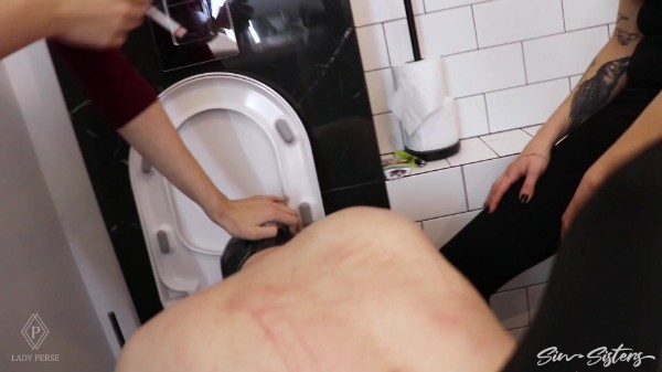 Lady Perse - Double Toilet Humiliation For This Slave