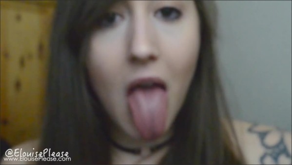 Elouise Please - Lip Spit And Long Tongue Fetish