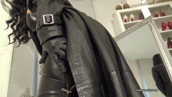 Kinky Leather Clips - Fuck my leather coat - Fetish Liza