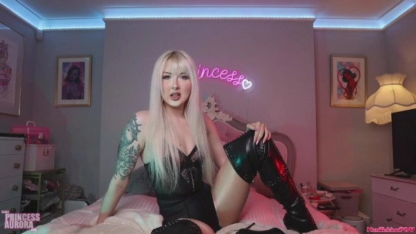 Humiliation POV - Princess Aurora - Will Wipe Your Brain of Your Porn Addiction