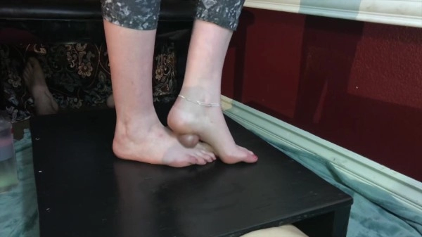 KittyBeGood - Chastity Cockbox Tease & Release, Shoejob Cumshot On Ballet Flats