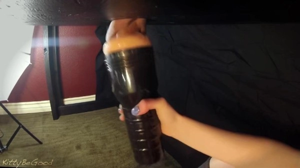 KittyBeGood - Femdom Milking Table Fleshlight & Remote Control Vibrator