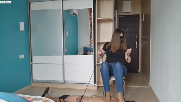 KRN Studio Femdom - Masked Female Dominates Her Pet Slave Part 1