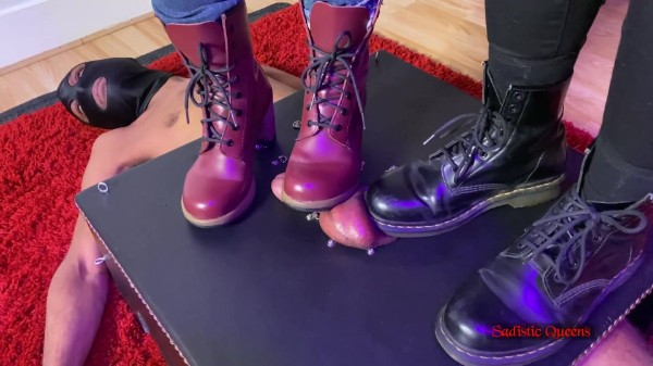 Sadistic Queens - Squishysax - Alexandra Wildfire and Miss Patricia - Cockbox Destruction