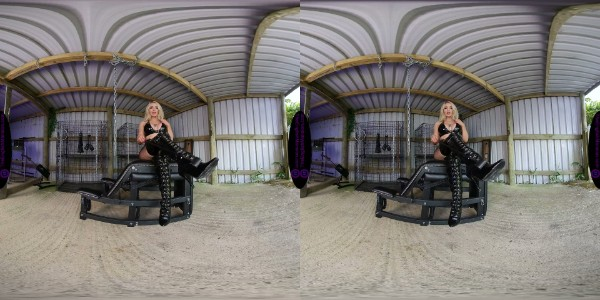 The English Mansion - Worship A Goddess' Divine Boots - VR Featuring Mistress Courtney