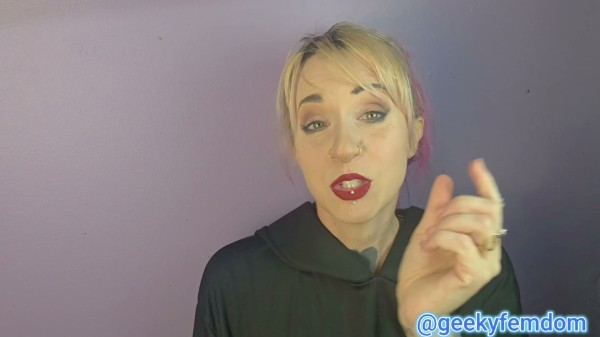 Geeky Femdom - The Kinky Geek - Scream Virgin Loophole