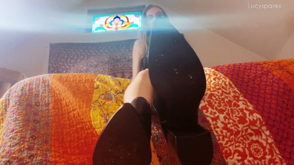 Lucy Spanks - Sub Funded Boot Worship