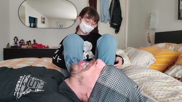 Miss ZetaMoon - Heel Gagging With Big Sweaty Socks In Throat And Deep Feet